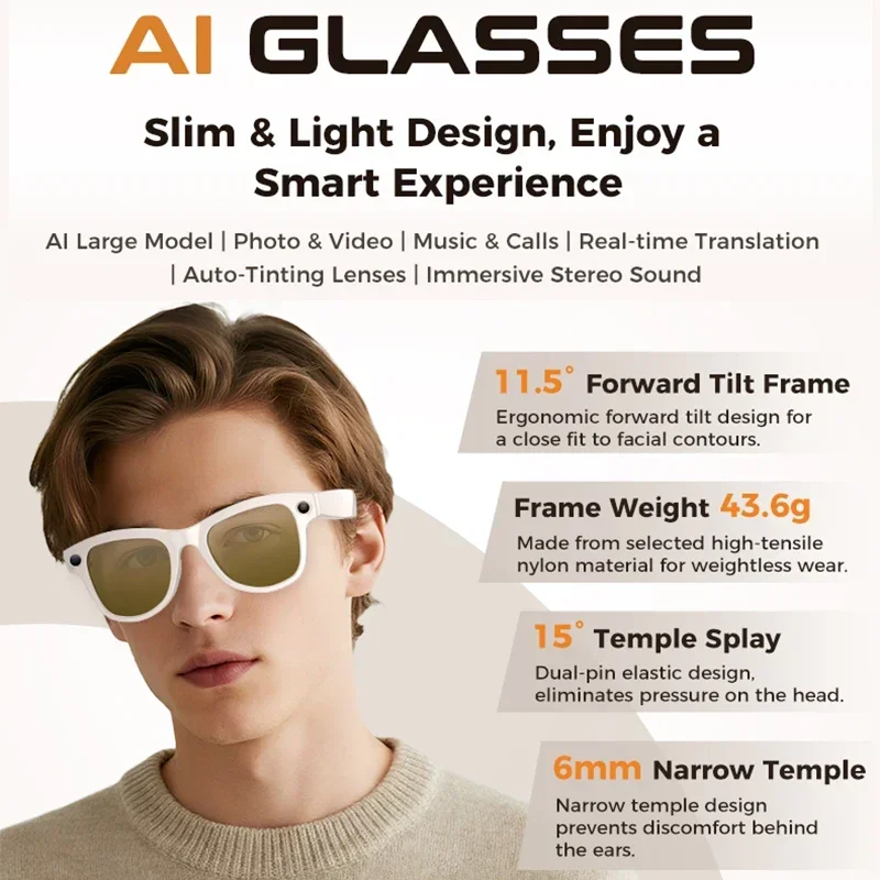 Новые умные очки 2026 года с И – обзор и цена Smart Glasses Lens