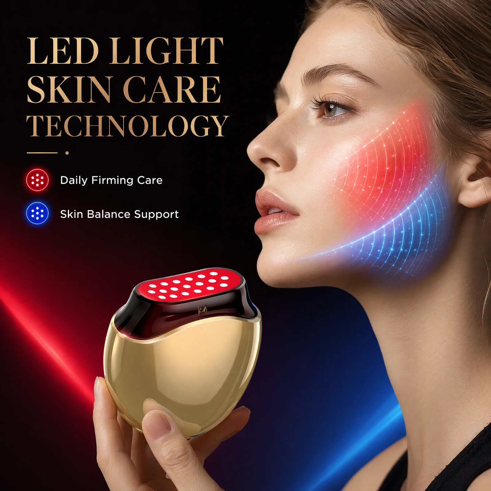 Коллагеновый массажер для лица – обзор и цена Galvanic Skin Sensor