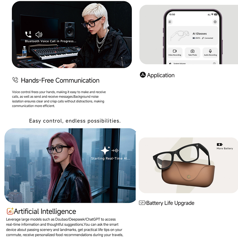 Умные очки 2026 AI с HD-камеро – обзор и цена Smart Glasses Lens