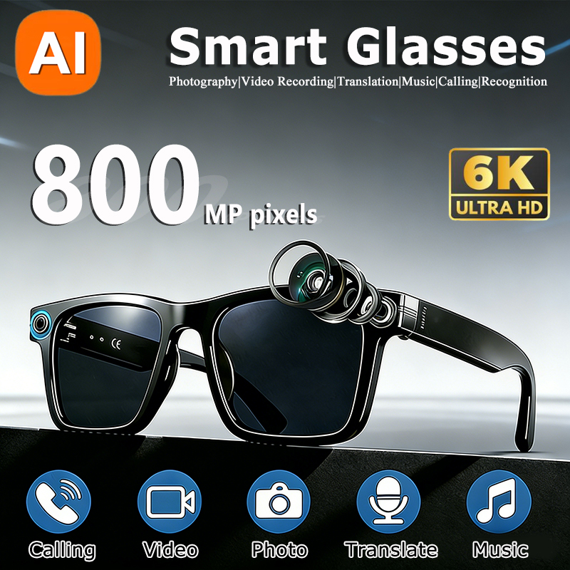 Умные очки 6K HD с ИИ-камерой, – обзор и цена Smart Glasses Lens