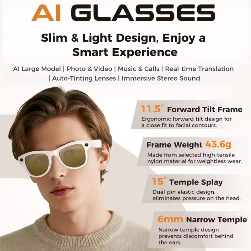 Новые умные очки для камеры 80 – обзор и цена Smart Glasses Lens